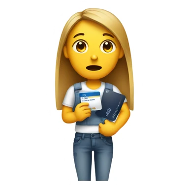 😩holding 💳 sticker