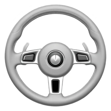 car steering wheel top view sticker