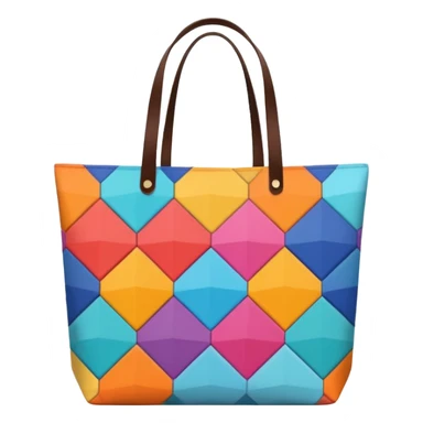 aesthetic shopping bag with pattern sticker
