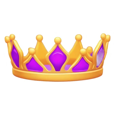 Bright Neon Purple crown with the word FOUNDER on it sticker