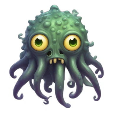 Shoggoth cartoon sticker