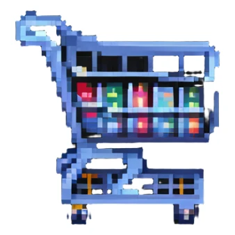 shopping cart sticker