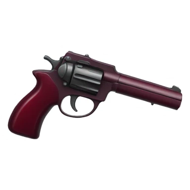 Wine red pistol sticker