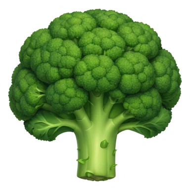 Head of broccoli that looks like Obama  sticker