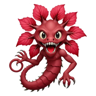La flor del demogorgon sticker