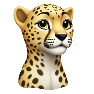 rainbow cheetah   sticker