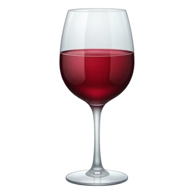 Wine glass sticker