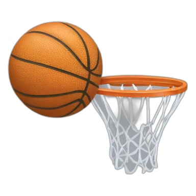 un chat avec un ballon de basket sticker