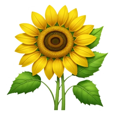 Sunflower sticker