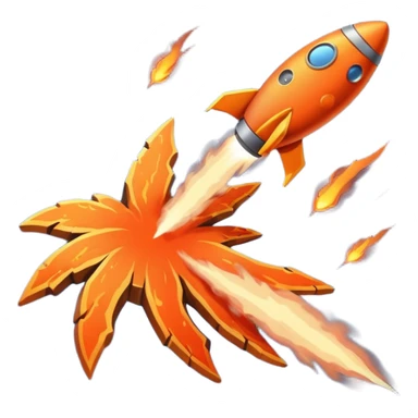 meteor asteroid sticker