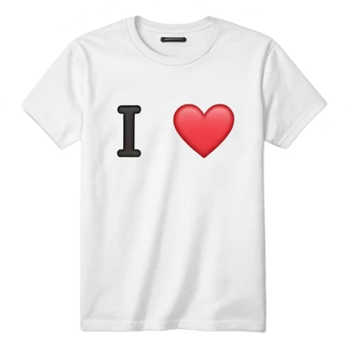A shirt that says I heart femboys sticker