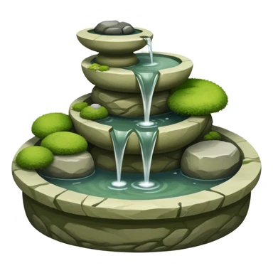 Zen Japanese fountain  sticker