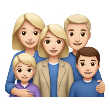 fater, mother, sister, brother sticker