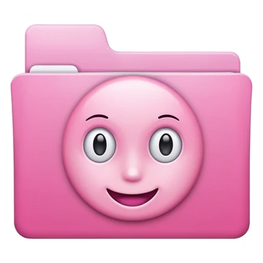 mix pink and white folder sticker