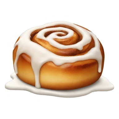 Icing cinnamon bun  sticker