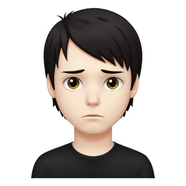 Emo boy sticker