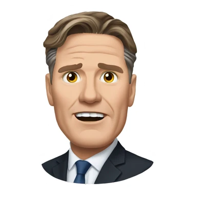 Keir Starmer face emoji sticker