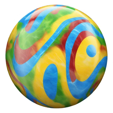 Make an emoji of a marble sticker