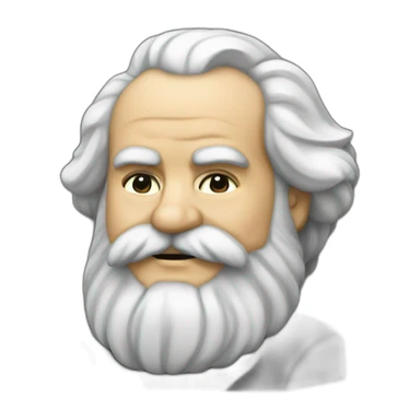 karl marx holding putin sticker