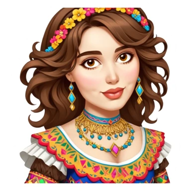 Folkloric Dancer sticker