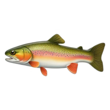Trout sticker