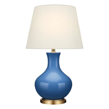 blue table lamp  sticker