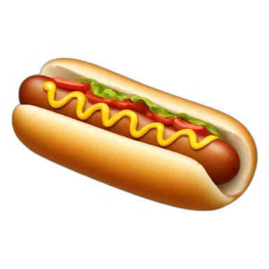 hot dog without bun sticker