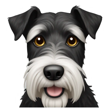 Black and white Irish terrier sticker