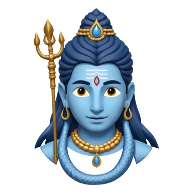 Made a emoji like lord Shiva's picture  sticker