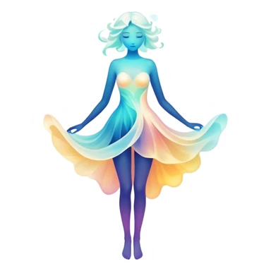 Abstract La Creatura full body sticker