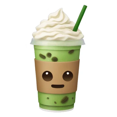 Matcha Iced coffee venti sticker