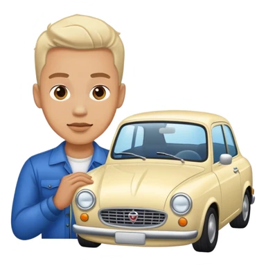 guy with a carroy sticker