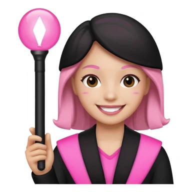 Black pink konser sticker