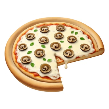 Pizza White sauce sticker
