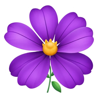Purple flowers sticker
