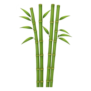 green bamboo sticker