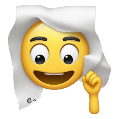 good morning inscription sticker