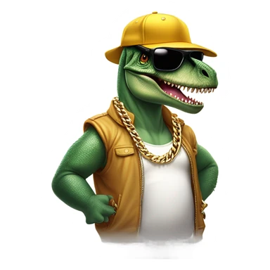 hiphopçu trex sticker