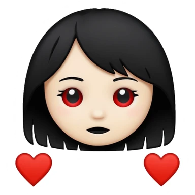 emo banner with stitched patch, cute, expressive, minimal sticker