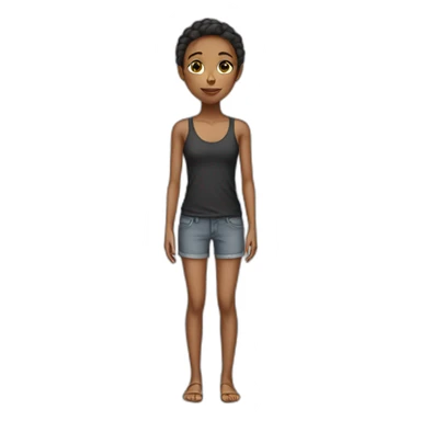 skinny girl sticker