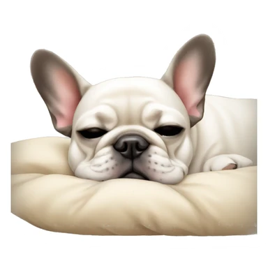 Sleeping French bulldog sticker