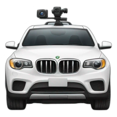 car with camera mount sticker