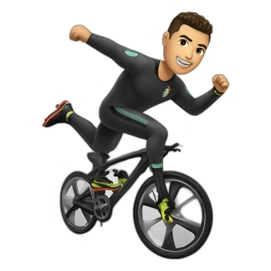 Ronaldo bycicle kick sticker