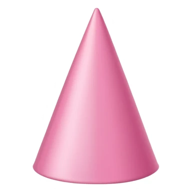 Pink party hat sticker