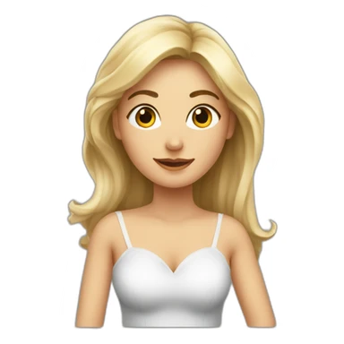 Femme voilée joue avec son mari sticker