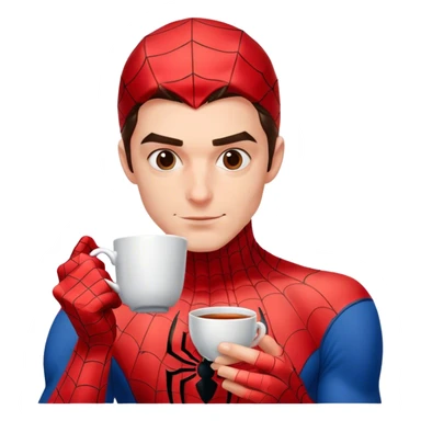 mikimas ve Spiderman çay ikiyo sticker