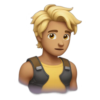 clenching my heart sticker