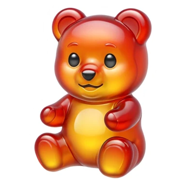 Gummy bear sticker