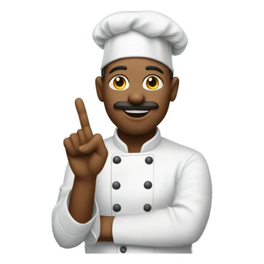 Chef kissing fingers sticker