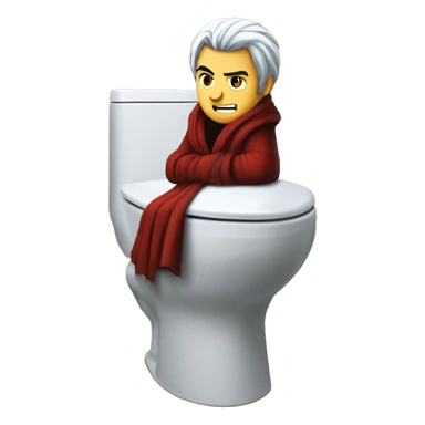 Dante sparda skibidi toilet  sticker